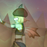 目からビーム!!